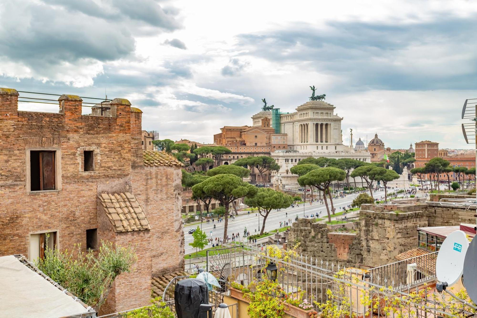 Maxima: Amazing View Of The Roman Forum Apartamento